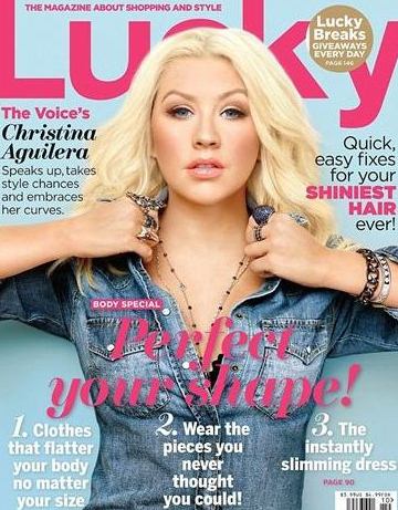 Christina Aguilera Lucky Magazine Christina Aguilera Lucky Magazine